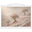 Blossom Terraces: flowers and botanical. Fine art poster, alternate frame and size.