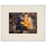 Citrine Seam, lumen and siena. Archival framed fine art print shown framed.