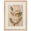 Carved Camellia: flowers and botanical. Framed fine art print, alternate frame and size.