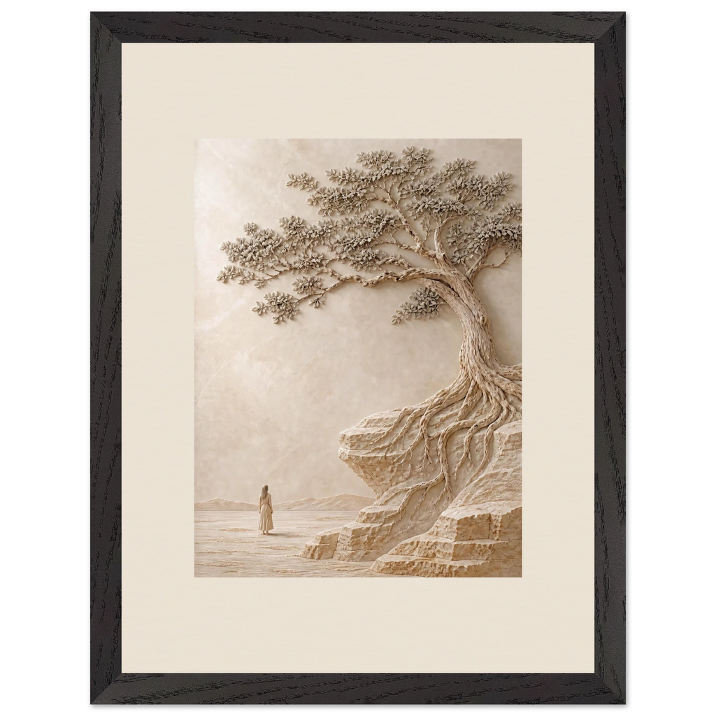 Vigil: petra and siena. Framed fine art print.