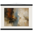 Golden Night: moon and night. Fine art poster, alternate frame and size.