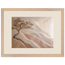 Stone Dawn: petra and siena. Framed fine art print, alternate frame and size.