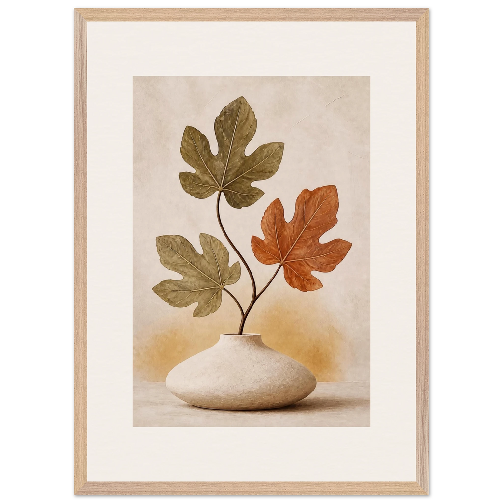 Fig Season: mediterranean and earth tones. Framed fine art print by The Light Stays.
