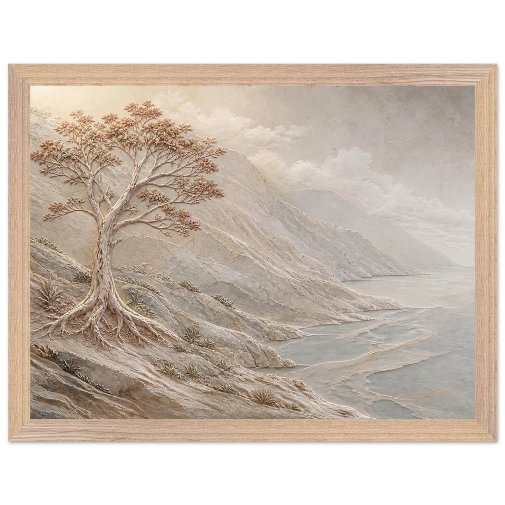 Coral Headland: sea and coastal landscape. Framed fine art print by The Light Stays.
