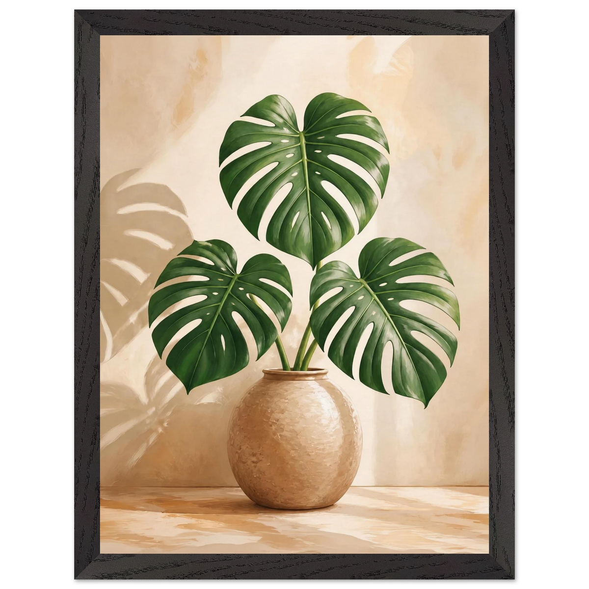 Vessel and Shadow: mediterranean and earth tones. Museum-quality framed fine art print.