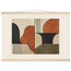 Compass and Clay: geometric abstract, clay and curves. Fine art poster by The Light Stays.