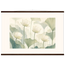 Ivory Lotus Screen: flowers and botanical. Museum-quality fine art poster.