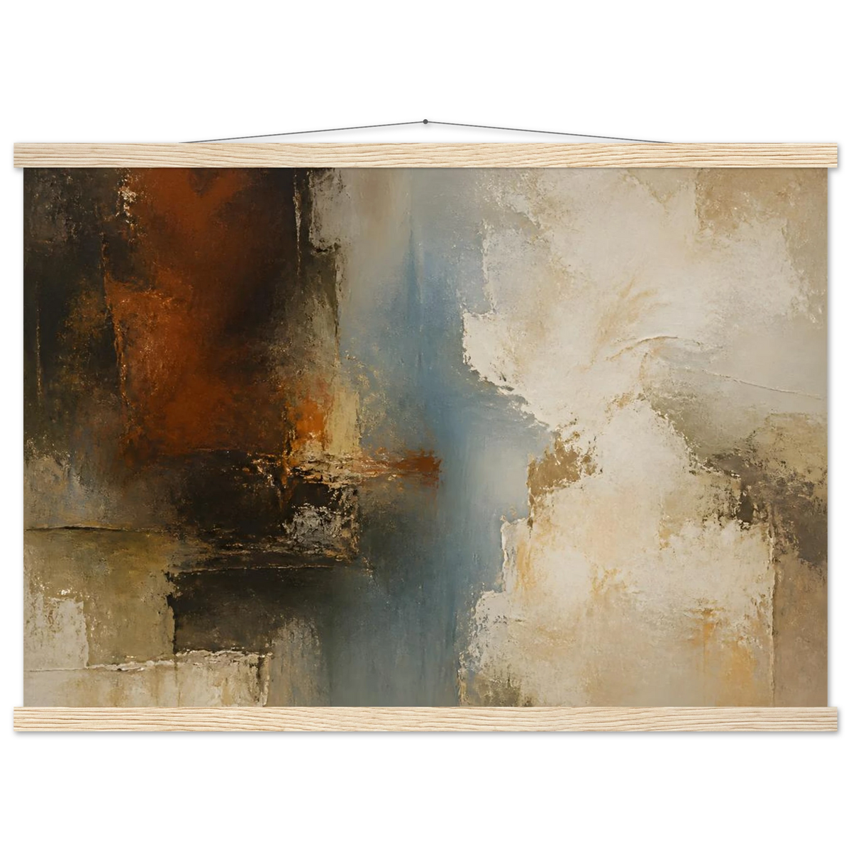 Golden Night: moon and night. Fine art poster by The Light Stays.