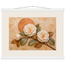 Camellia Eclipse: flowers and botanical. Fine art poster, alternate frame and size.