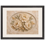 Peonies in Stone: flowers and botanical. Framed fine art print.