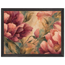 Crimson Peonies, flowers and botanical. Archival framed fine art print shown framed.
