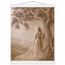 Old Friend, impasto, figure and companion tree. Archival fine art poster shown framed.