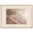 Stone Dawn, petra and siena. Archival framed fine art print shown framed.