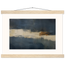 Ivory Crossing: abstract, ivory and serene lines. Fine art poster, alternate frame and size.