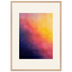 Turquoise and Gold: gradient, night and morning. Museum-quality framed fine art print.
