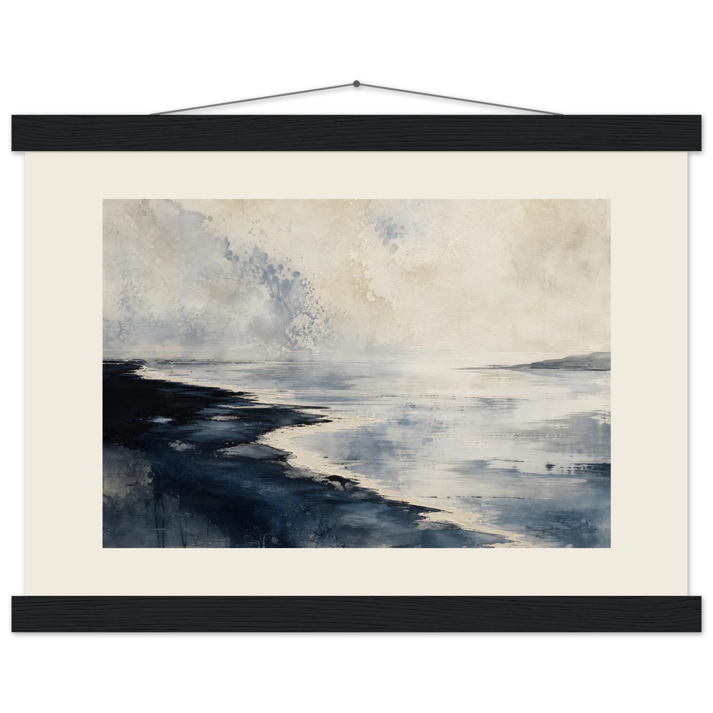 Tidal Ink: sea and coastal landscape. Fine art poster by The Light Stays.