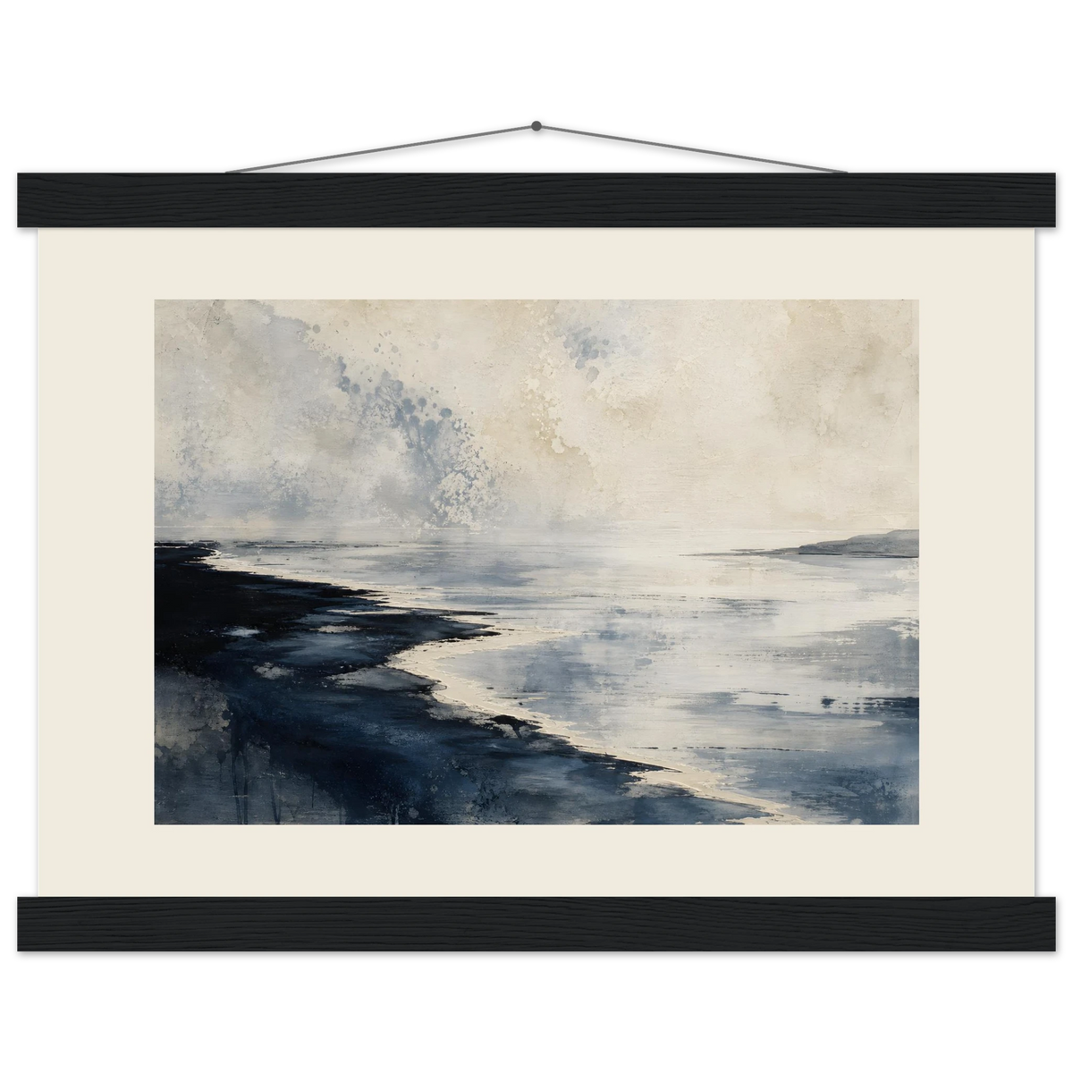 Tidal Ink: sea and coastal landscape. Fine art poster by The Light Stays.