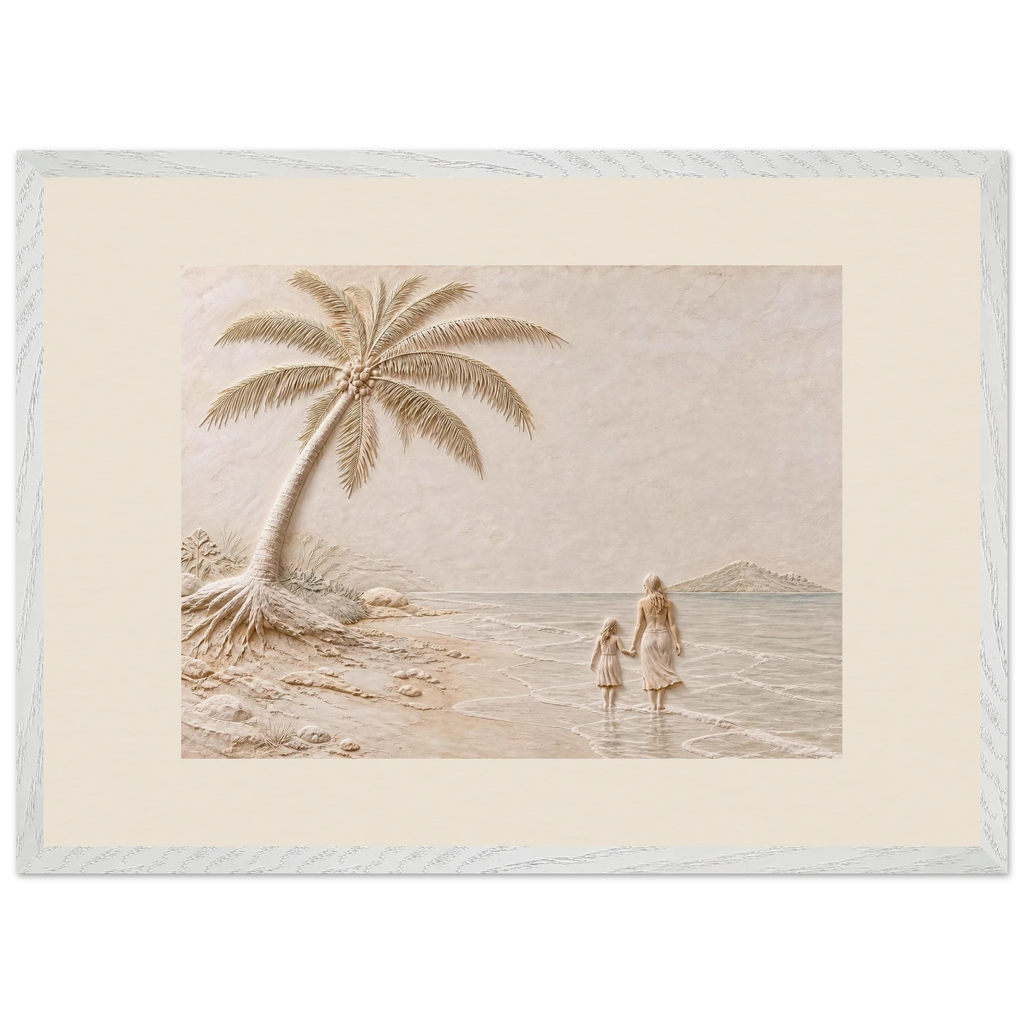 First Tide: sea and coastal landscape. Museum-quality framed fine art print.