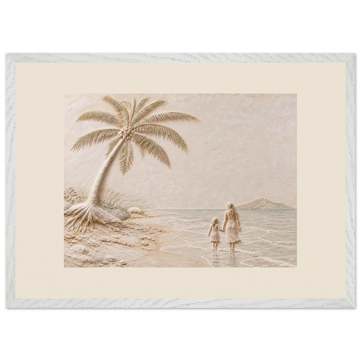 First Tide: sea and coastal landscape. Museum-quality framed fine art print.