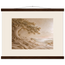 Sandstone Dawn: lumen and siena. Fine art poster, alternate frame and size.