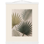 Carved Fronds: impasto, leaves and sand tones. Fine art poster by The Light Stays.