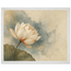 First Lotus Light: flowers and botanical. Museum-quality framed fine art print.