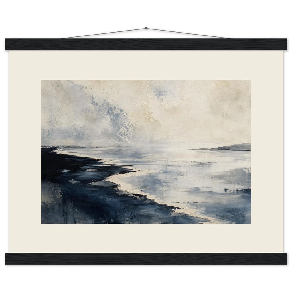 Tidal Ink: sea and coastal landscape. Fine art poster by The Light Stays.