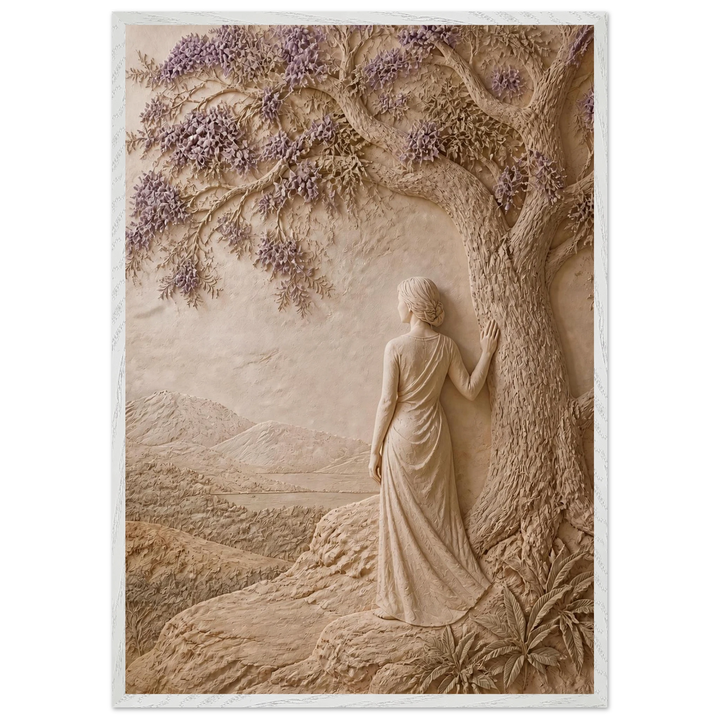 Old Friend, petra and herbarium. Archival framed fine art print shown framed.