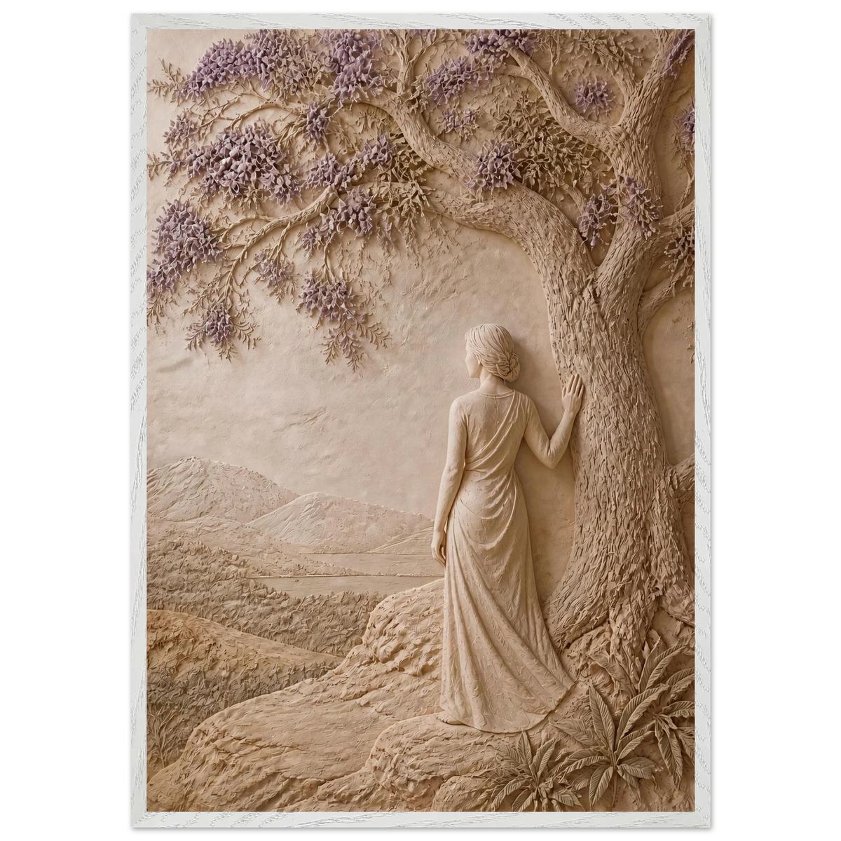Old Friend, petra and herbarium. Archival framed fine art print shown framed.