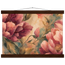 Crimson Peonies: flowers and botanical. Fine art poster, alternate frame and size.