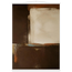 Terracotta Diptych, Panel II of II: two panels, terracotta and cream. Fine art poster, alternate frame and size.