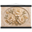 Peonies in Stone: flowers and botanical. Museum-quality fine art poster.