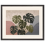 Monstera Sun, botanical and nature. Archival framed fine art print shown framed.