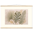Three Leaves: botanical and nature. Museum-quality fine art poster.