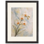 Porcelain Orchid: flowers and botanical. Framed fine art print.