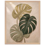 Stone Monstera, botanical and nature. Archival framed fine art print shown framed.