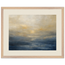 Golden Sea Mist: sea and coastal landscape. Framed fine art print by The Light Stays.