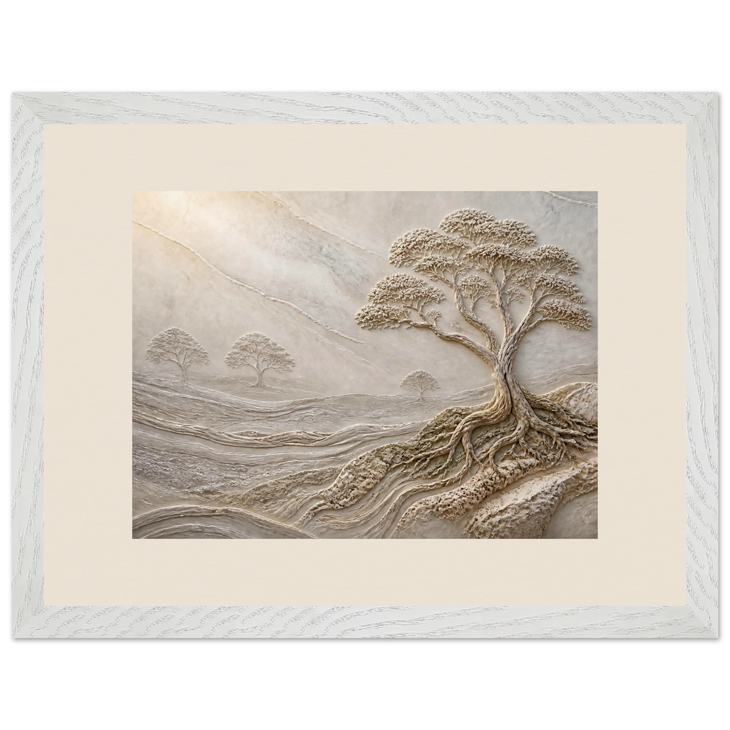 Old Growth, petra and herbarium. Archival framed fine art print shown framed.
