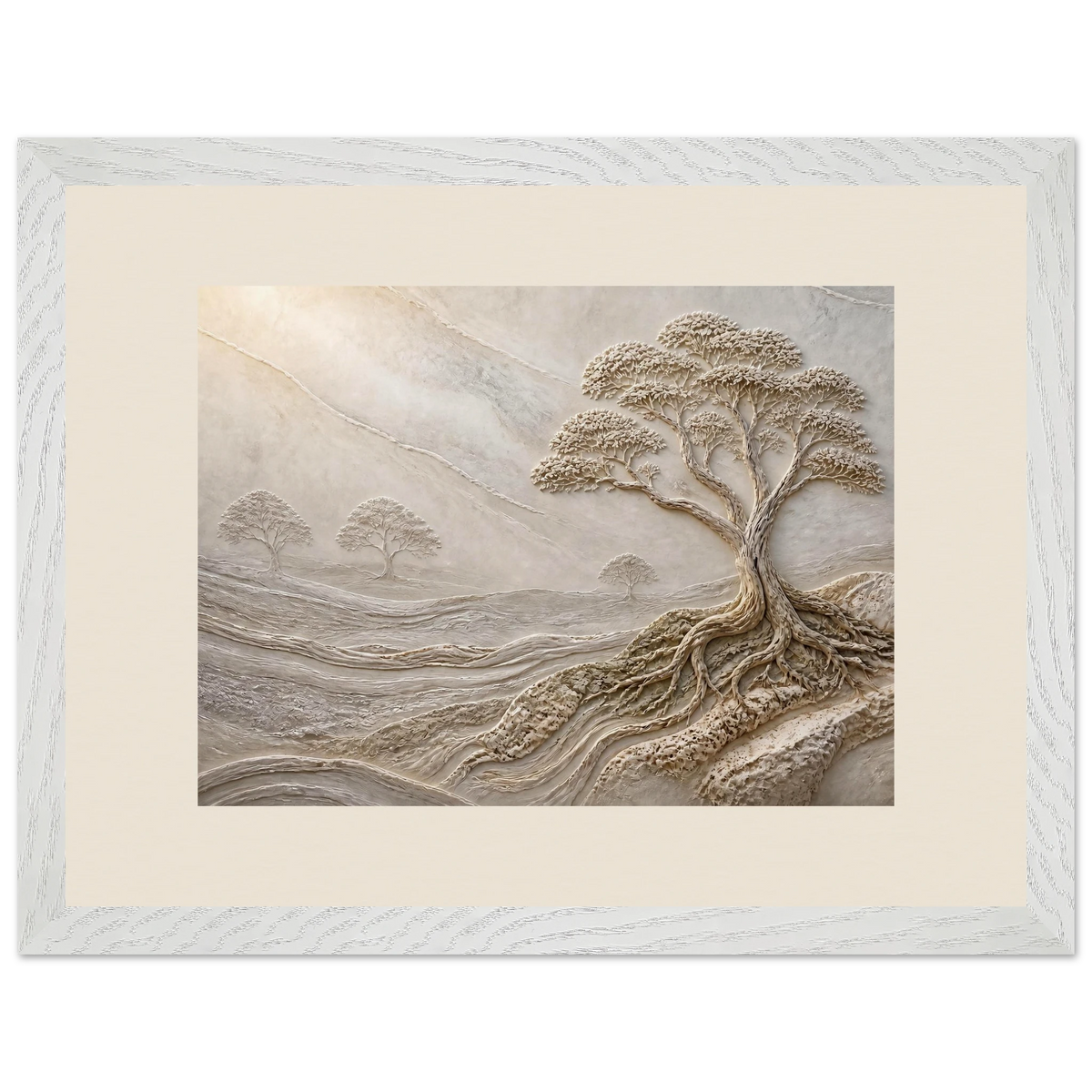 Old Growth, petra and herbarium. Archival framed fine art print shown framed.