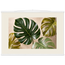 Four Greens, leaves, vivid green and impasto. Archival fine art poster shown framed.