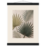 Carved Fronds: impasto, leaves and sand tones. Museum-quality fine art poster.