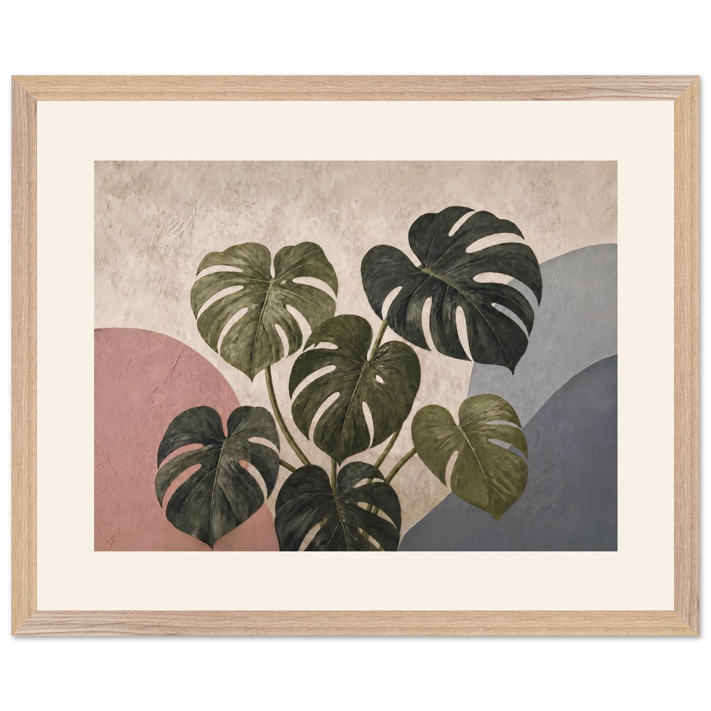 Monstera Sun: botanical and nature. Framed fine art print by The Light Stays.