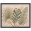 Three Leaves: botanical and nature. Museum-quality framed fine art print.