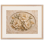 Peonies in Stone: flowers and botanical. Museum-quality framed fine art print.
