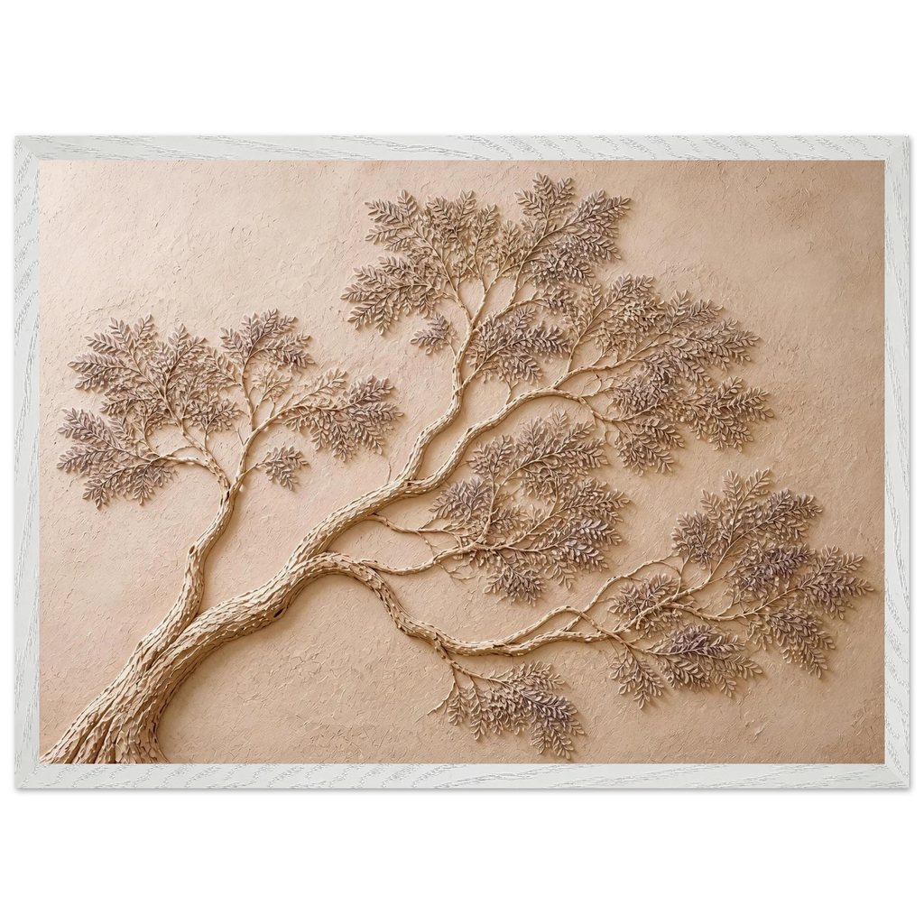 Lilac Reach, petra and flora. Archival framed fine art print shown framed.