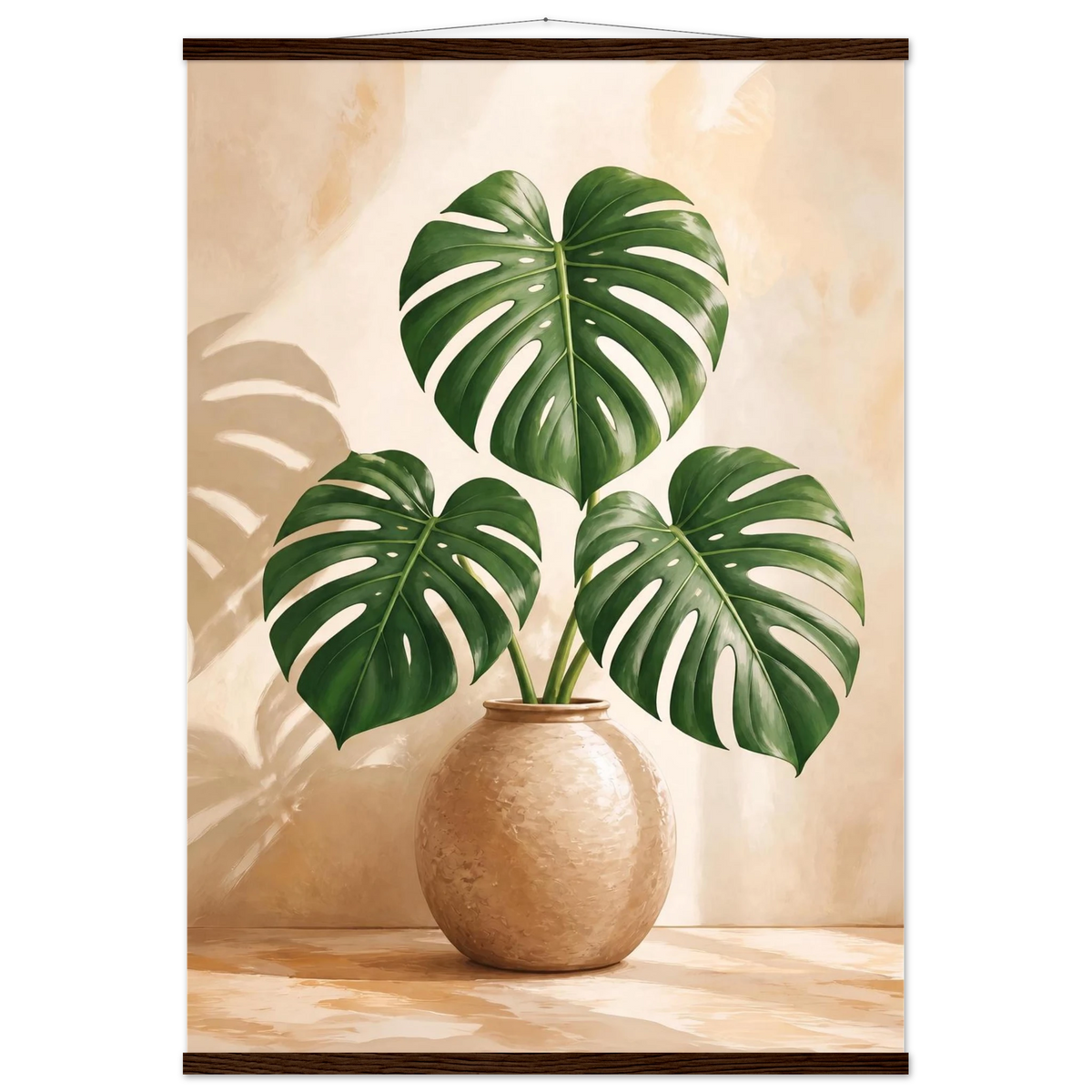 Vessel and Shadow: mediterranean and earth tones. Museum-quality fine art poster.