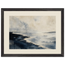 Tidal Ink: sea and coastal landscape. Framed fine art print.