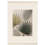 Carved Fronds: impasto, leaves and sand tones. Fine art poster, alternate frame and size.