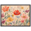 Floral Rhythm, flowers and botanical. Archival framed fine art print shown framed.