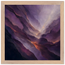Violet Infinity: moon and night. Framed fine art print by The Light Stays.